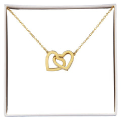 Best Friends - Interlocking Hearts Necklace